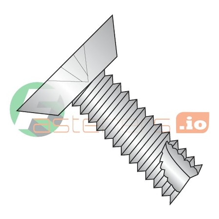 Newport Fasteners Thread Cutting Screw, 1/4"-20 x 1-1/2 in, Stainless Steel Flat Head Phillips Drive, 500 PK 743237